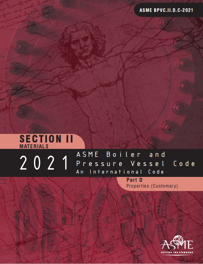 ASME BPVC.II-2021 SET CUSTOMARY